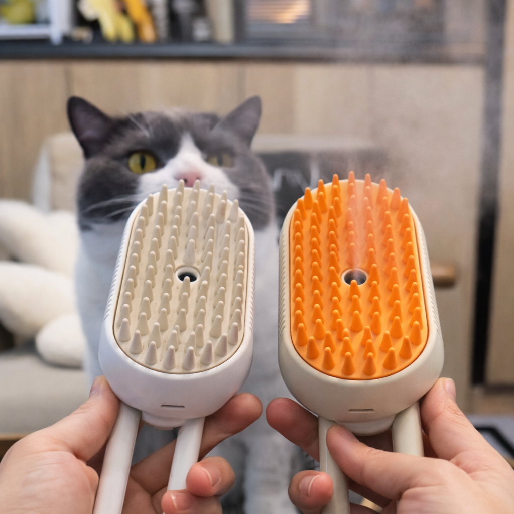 SzőrStop™ Párásítós állatfésű