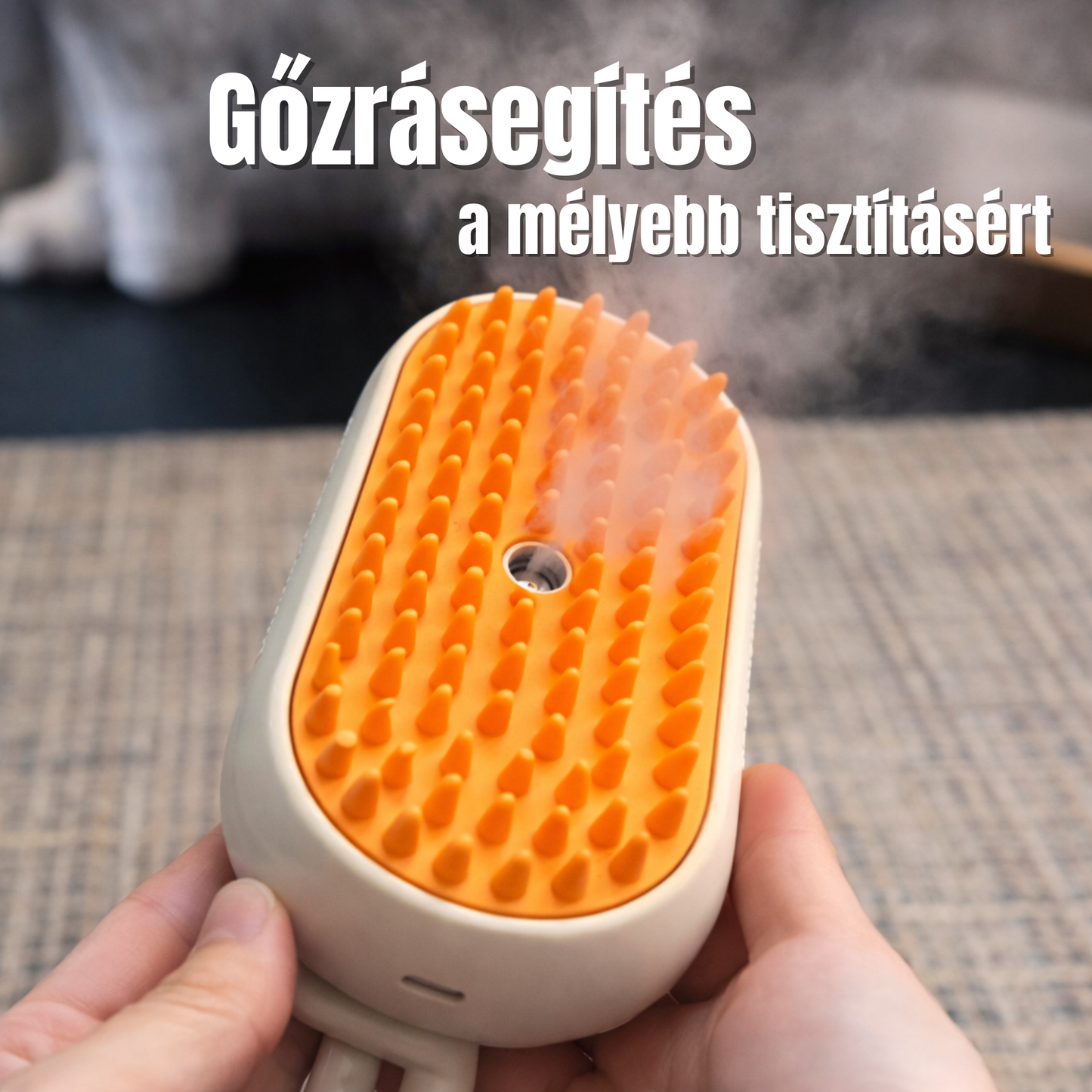 SzőrStop™ Párásítós állatfésű