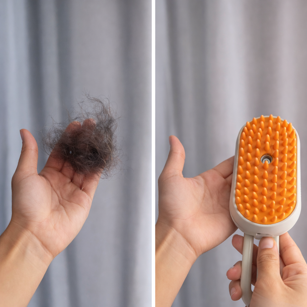 SzőrStop™ Párásítós állatfésű